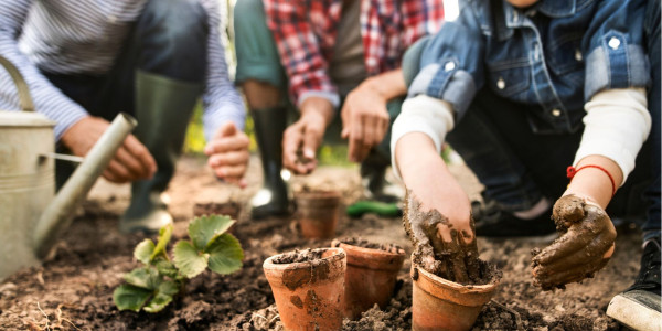 Gartenarbeit Canva freie Nutzung